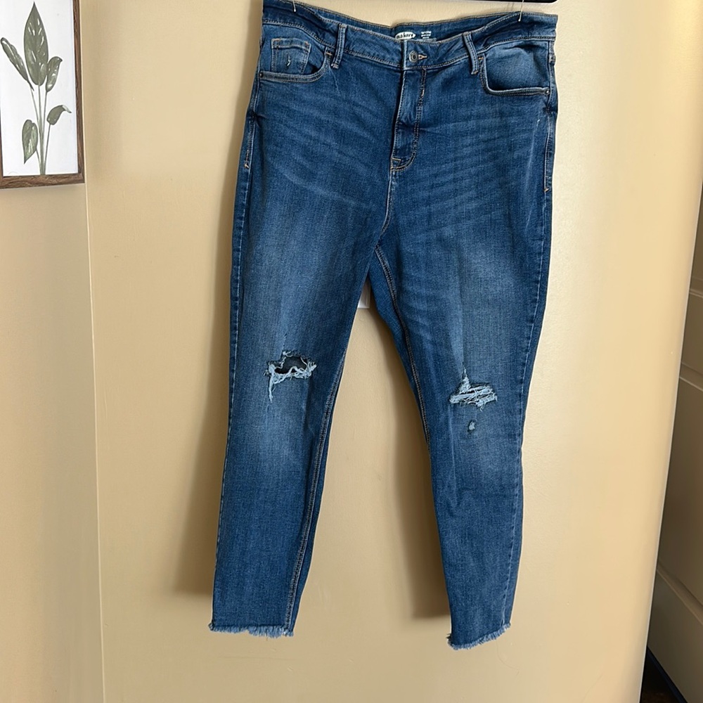 Old Navy rockstar super skinny high-rise jeans